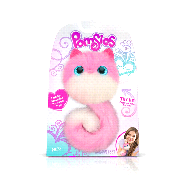 slide 1 of 1, Pomsies Assorted Pom-Pom Pets, 1 ct