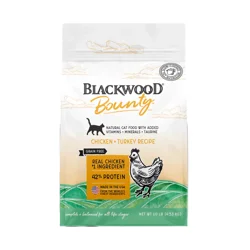 Blackwood Bounty Dry Cat Food Chicken + Turkey Recipe 10lbs.