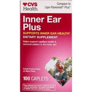 slide 1 of 1, CVS Health Inner Eear Plus Caplets, 100 Ct, 100 ct