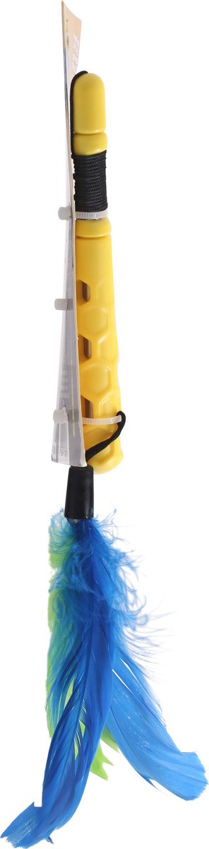 slide 4 of 9, JW Flutter-Ee Feathers Telescopic Wand 1 ea Card, MED