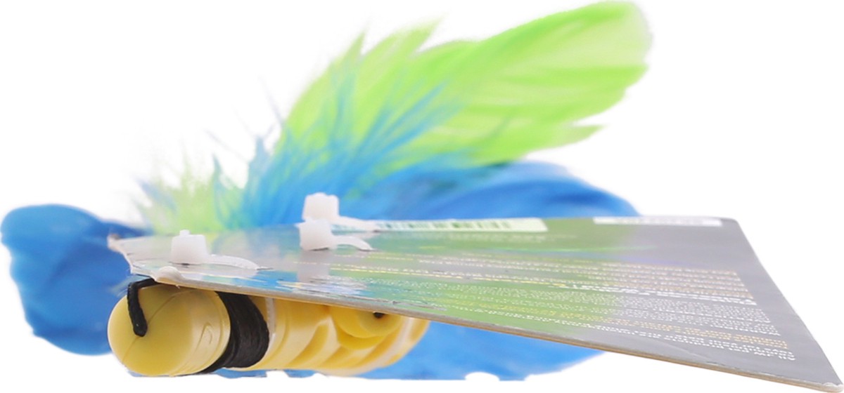 slide 8 of 9, JW Flutter-Ee Feathers Telescopic Wand 1 ea Card, MED