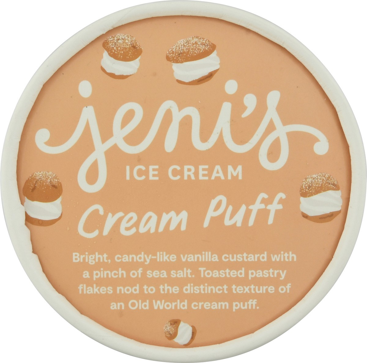 slide 9 of 9, Jeni's Cream Puff Ice Cream 1 pt, 1 pint