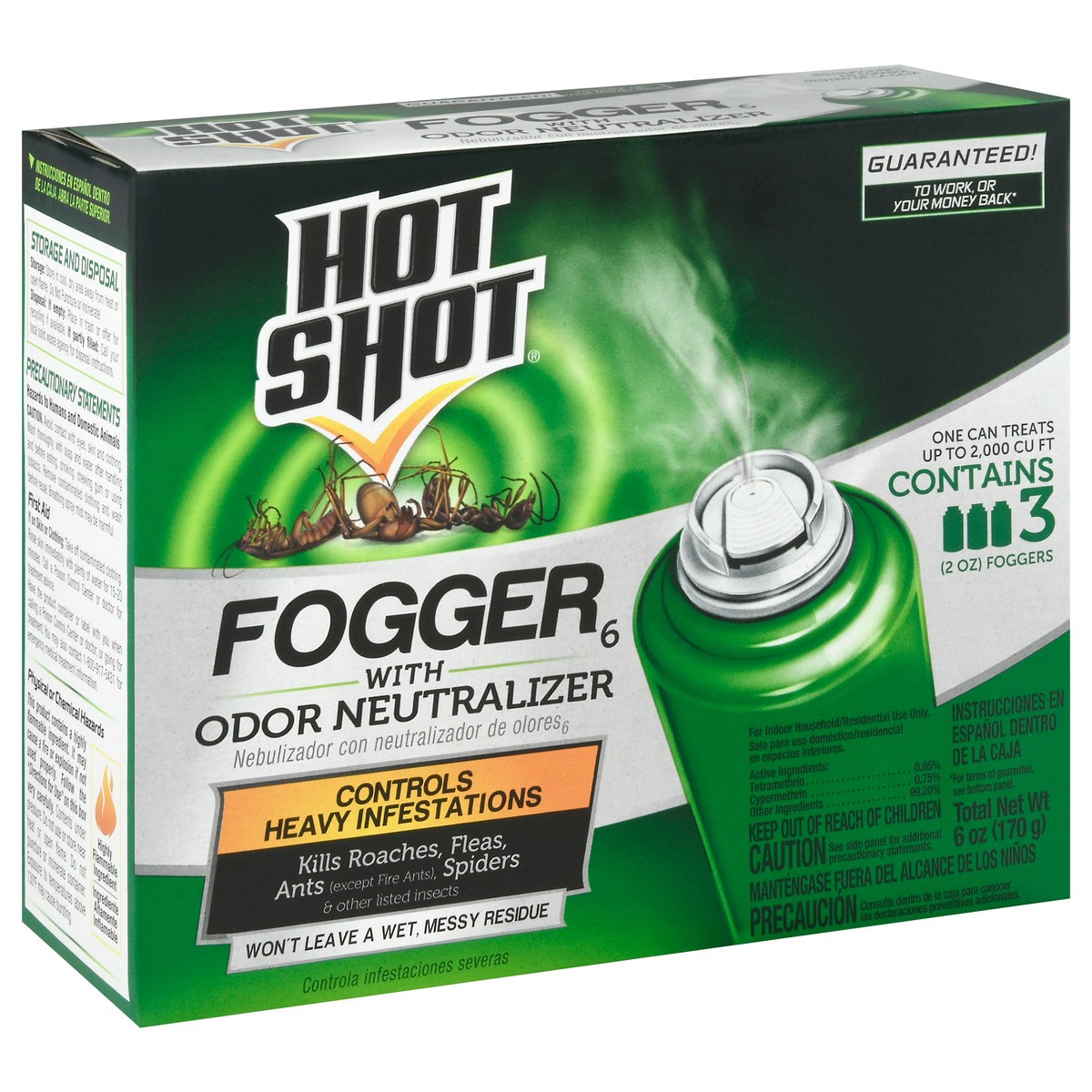 slide 8 of 9, Hot Shot Indoor Fogger 2Oz, 6 oz