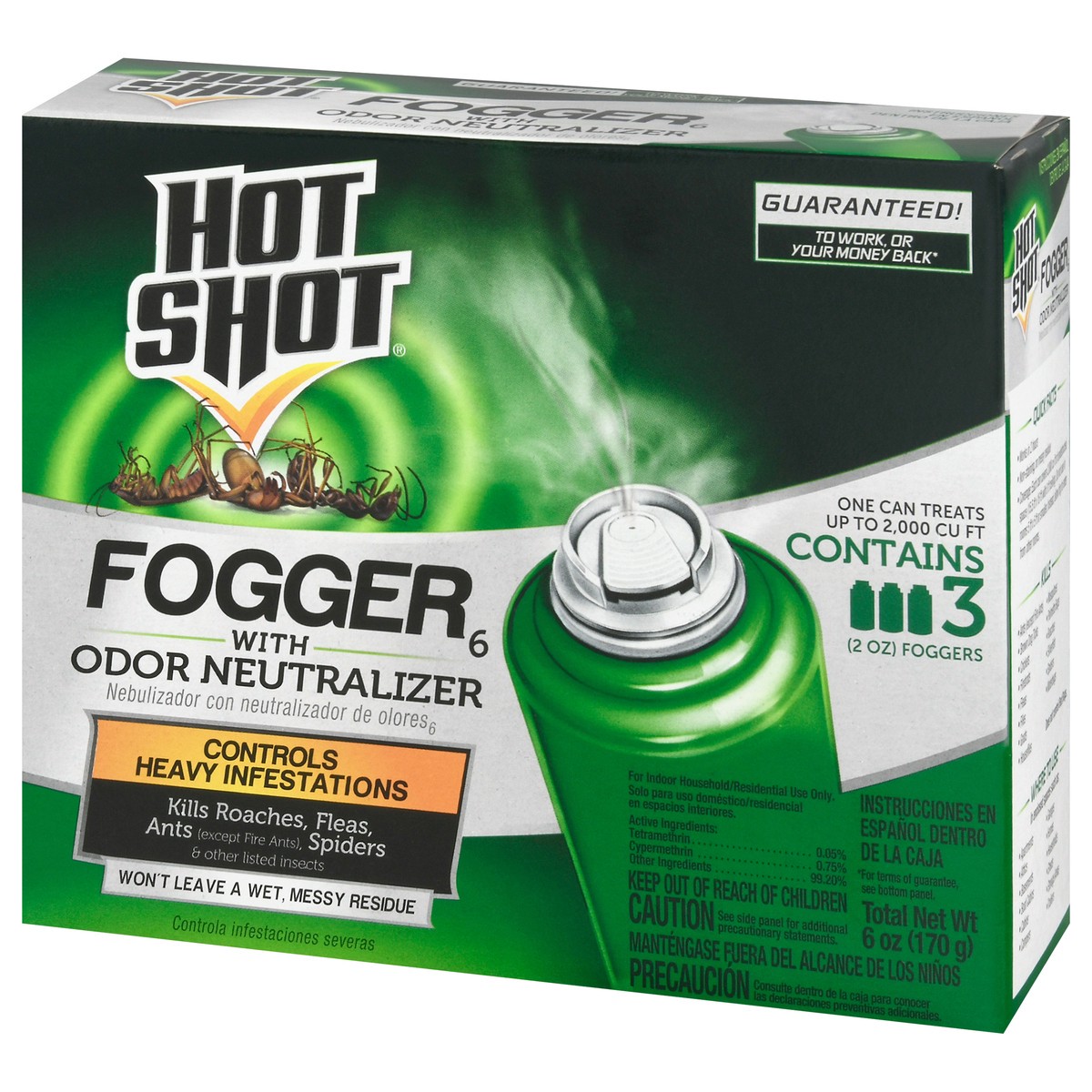 slide 5 of 9, Hot Shot Indoor Fogger 2Oz, 6 oz