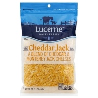 slide 1 of 1, Lucerne Dairy Farms Cheese Finely Shredded Monterey Jack, 16 oz