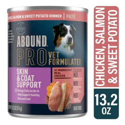 Abound Chicken Salmon & Sweet Potato Skin & Coat Wet Dog Food Can