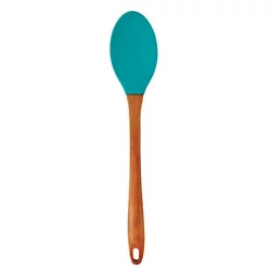 Cocinaware Aqua Silicone Spatula With Wood Handle