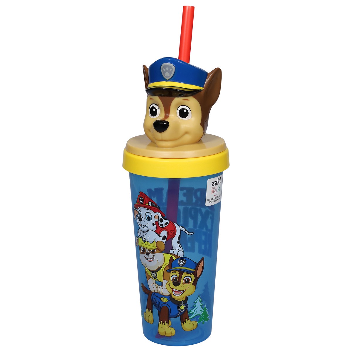 slide 6 of 9, Zak Sculpted Super Sipper Paw Patrol, 1 ct