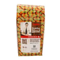 Hy-vee Medium Light Breakfast Blend Whole Bean 100% Arabica Coffee - 11 oz