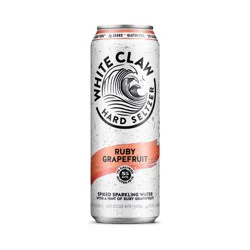 White Claw Hard Seltzer Ruby Grapefruit 19.2 fl oz Can