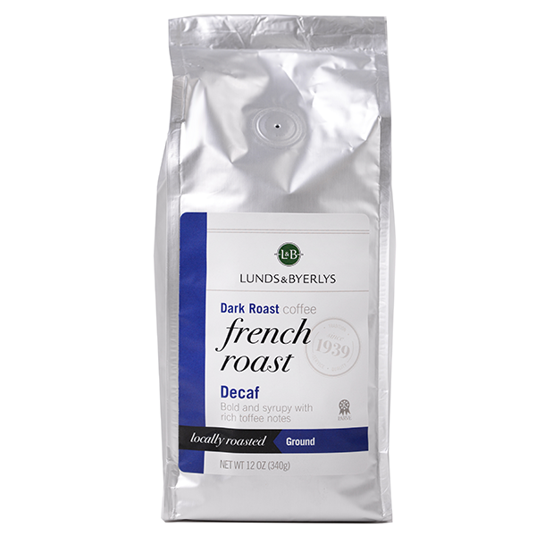 slide 1 of 1, L&B Ground Decaf French Roast Coffee - 12 oz, 12 oz