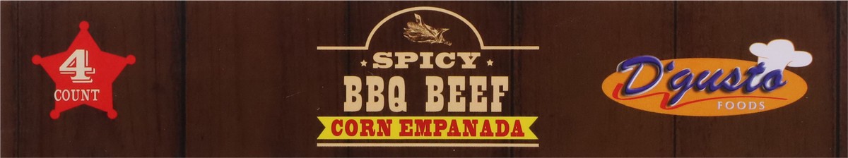 slide 4 of 9, D'gusto Foods Spicy BBQ Beef Corn Empanada 4 ea, 4 ct
