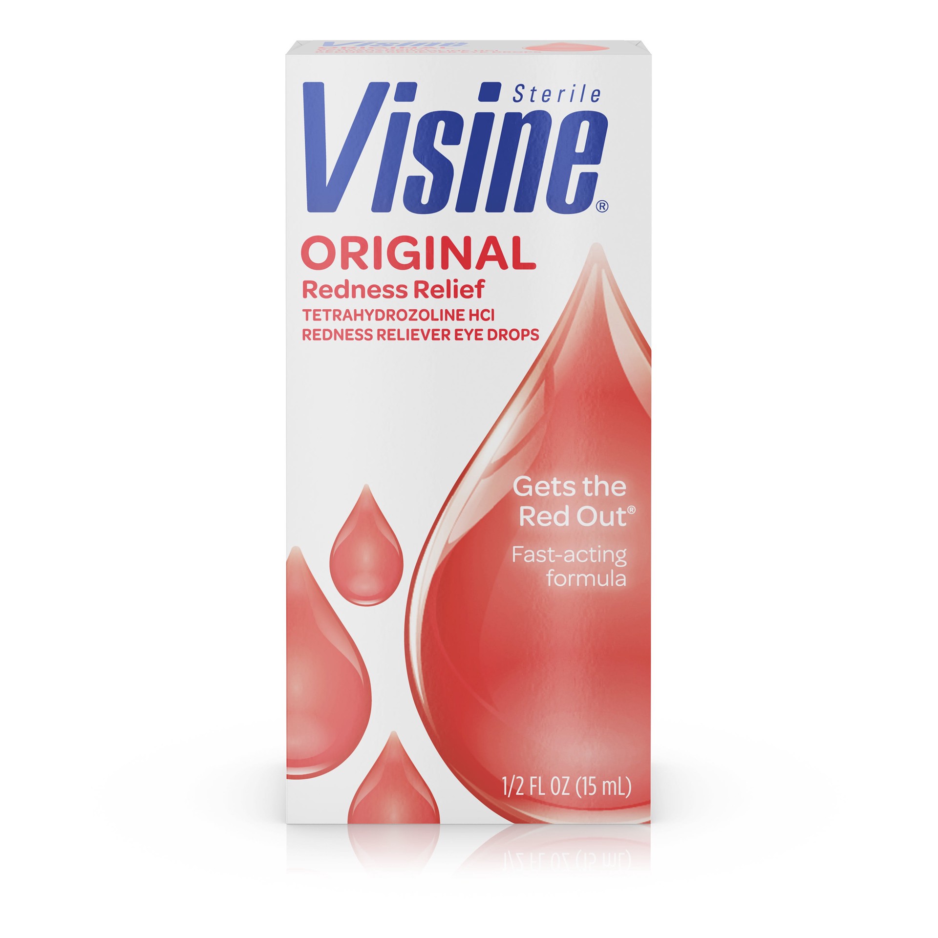 slide 1 of 28, VISINE Original Redness Relief Eye Drops, 0.5 Fl. Oz, 0.50 fl oz