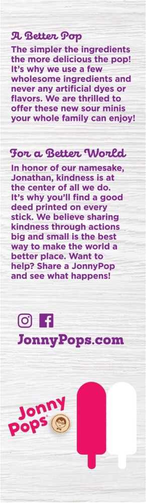 slide 3 of 4, Jonny Pops® Organic Sour Green Apple Punch Minis, 6 ct / 1.12 oz