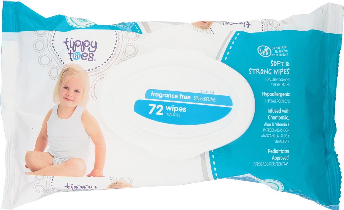 slide 3 of 10, Tippy Toes Tippytoe Wipes Pillow, 72 ct