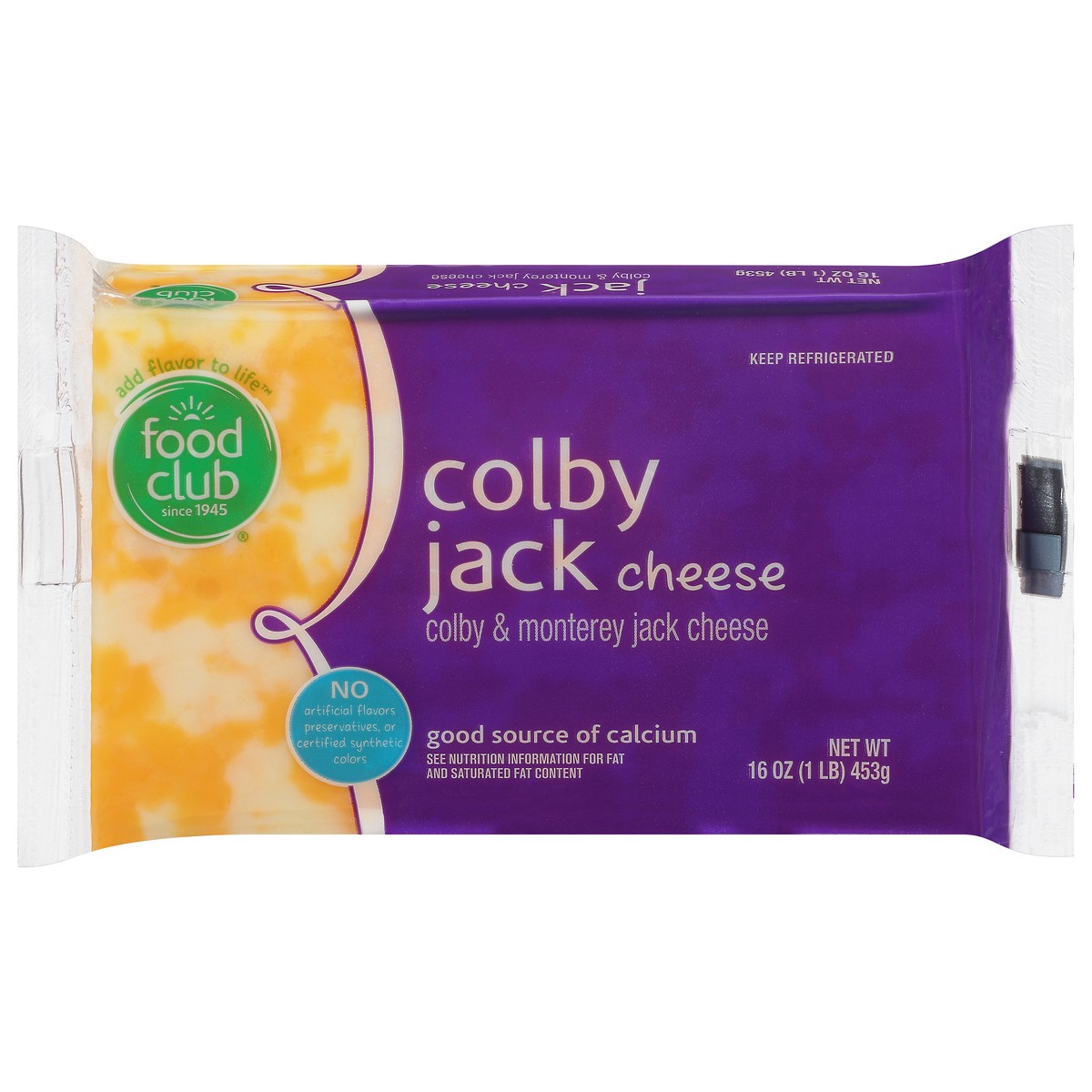 slide 11 of 11, Food Club Colby Jack Chunk Cheese, 16 oz