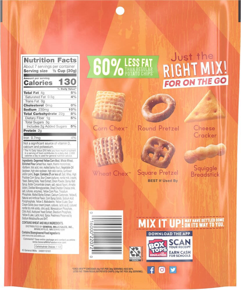 slide 2 of 2, Chex Mix Cheddar Snack Mix, 8oz, 8 oz