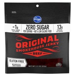 Kroger Zero Sugar Original Smokehouse Jerky Beef