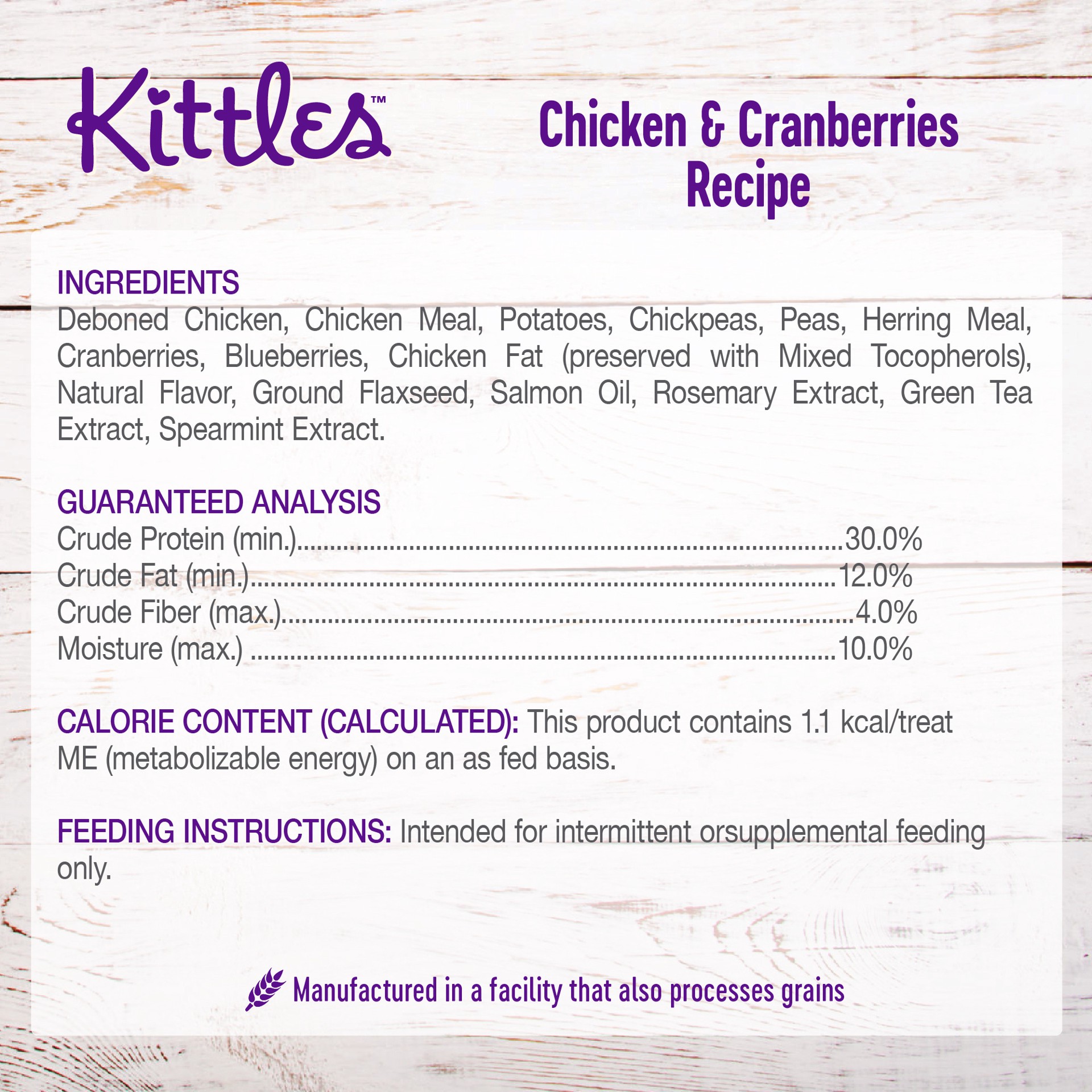 slide 4 of 4, Wellness Chicken Cat Treats, 2 oz