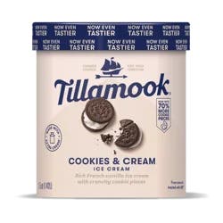 Tillamook Cookies & Cream Ice Cream 1.5 qt