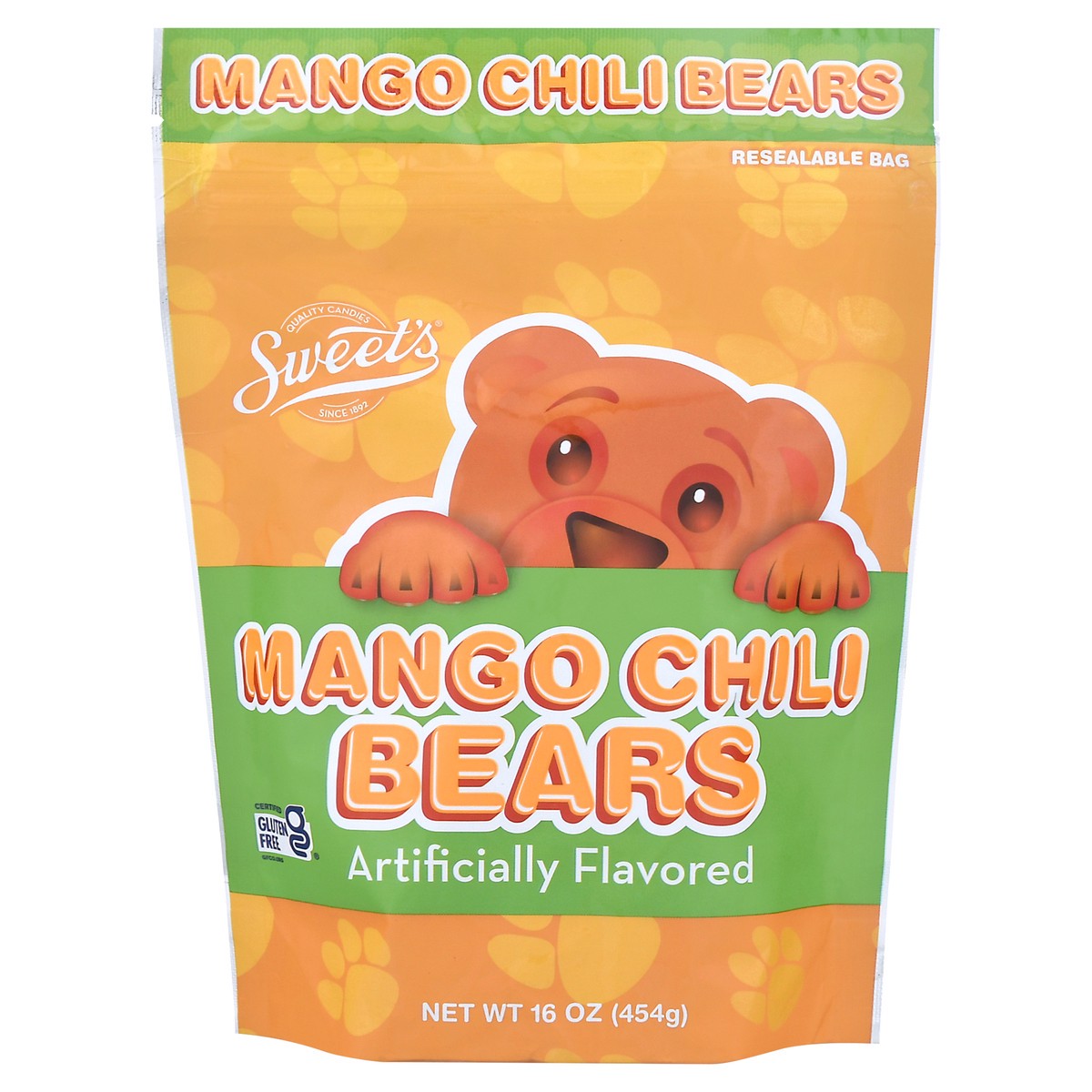 slide 1 of 9, Sweet's Mango Chili Bears 16 oz, 16 oz