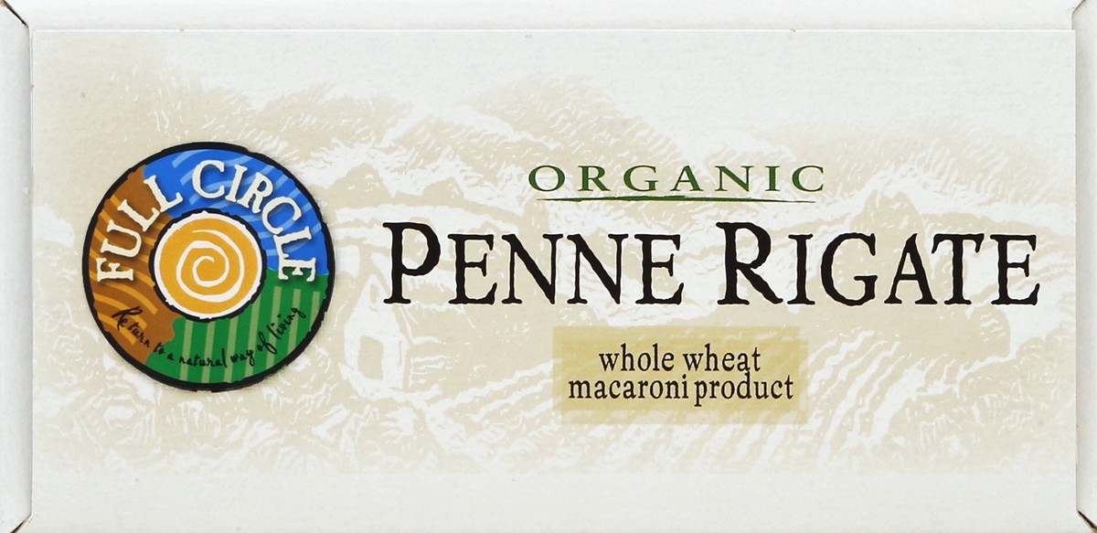 slide 2 of 6, Full Circle Market Organic Whole Wheat Penne Rigate, 12 oz