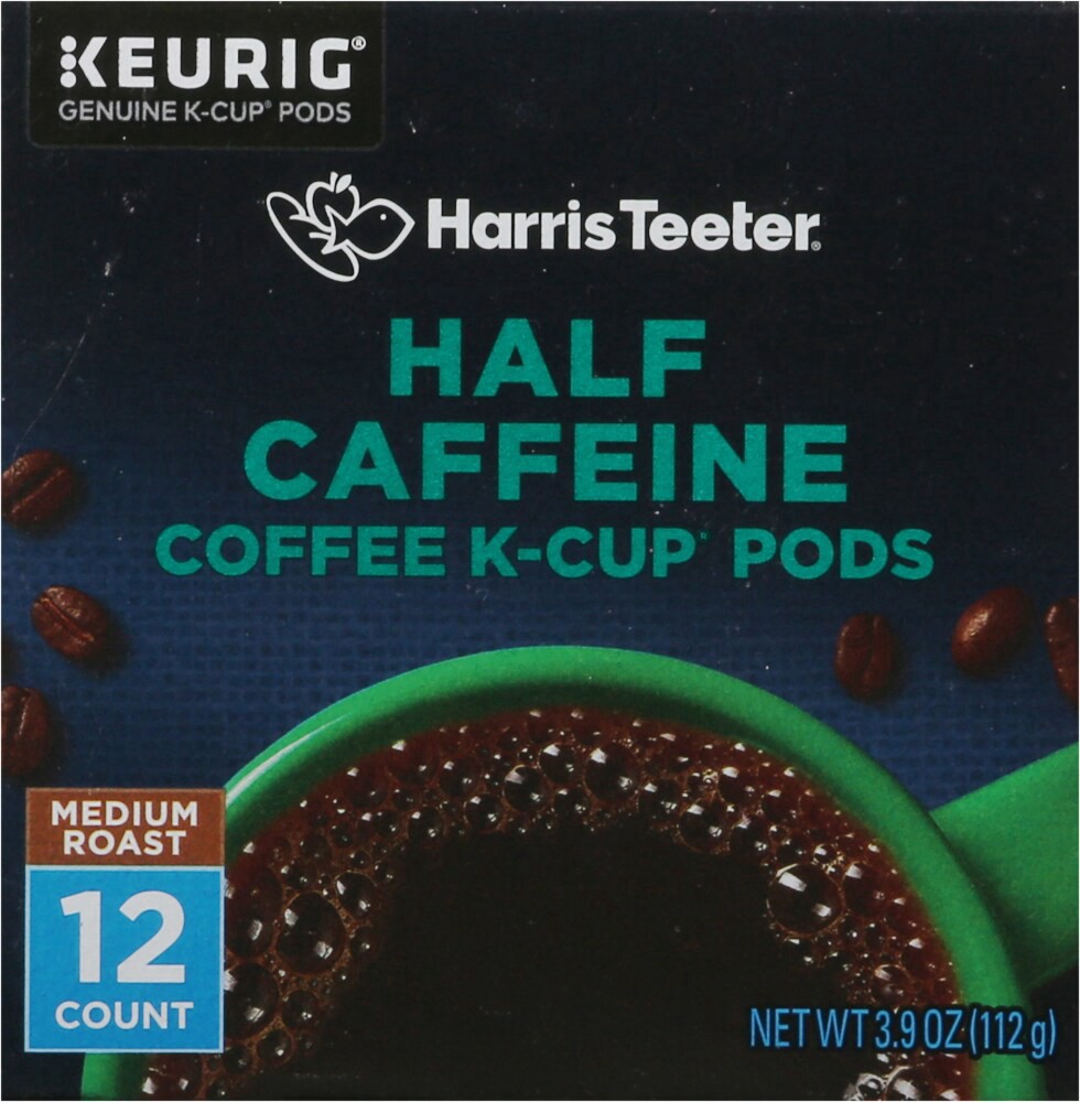 slide 2 of 4, Harris Teeter® Half Caffeine Coffee K-Cup® Pods, 12 ct