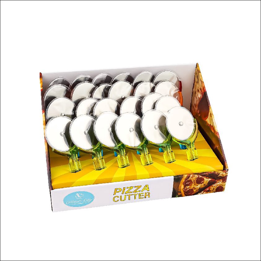 slide 1 of 1, Culinary Edge S/s Pizza Cutter With Plastic Handle, 1 ct