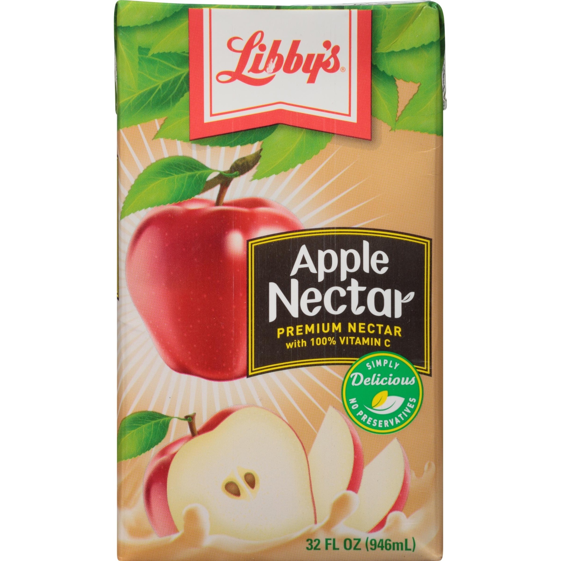 slide 1 of 1, Libby's Premium Apple Nectar - 32 fl oz, 32 fl oz