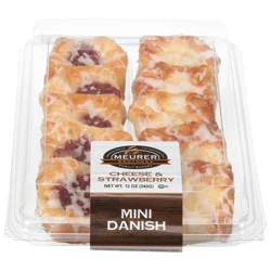 Meurer Brothers Strawberry Cheese Mini Danishes