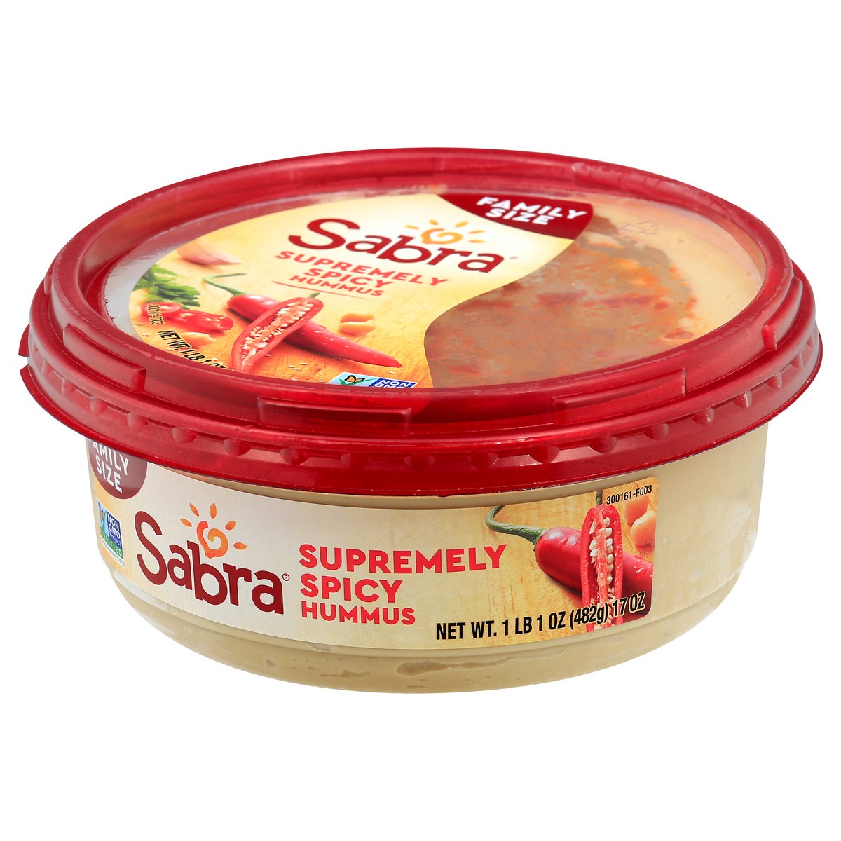 slide 6 of 11, Sabra Family Size Supremely Spicy Hummus 17 oz, 17 oz