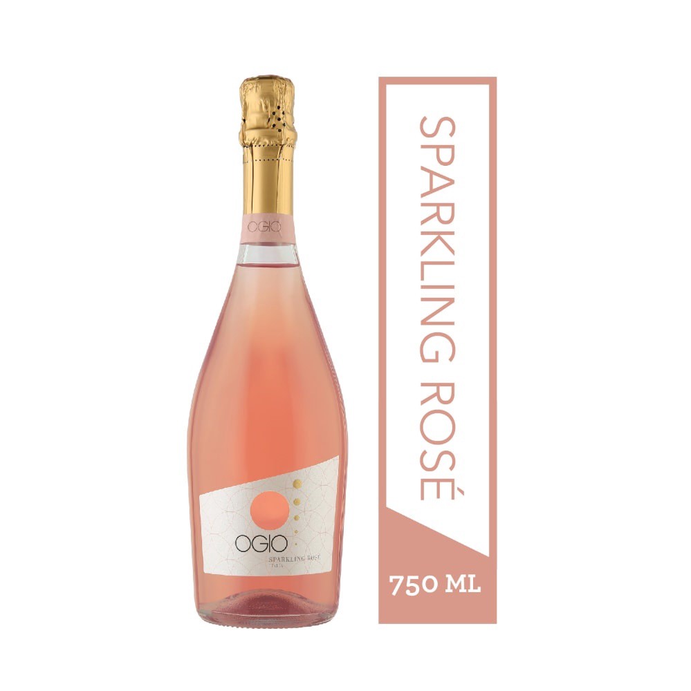 slide 3 of 6, Ogio Sparkling Rose Wine, 750 ml