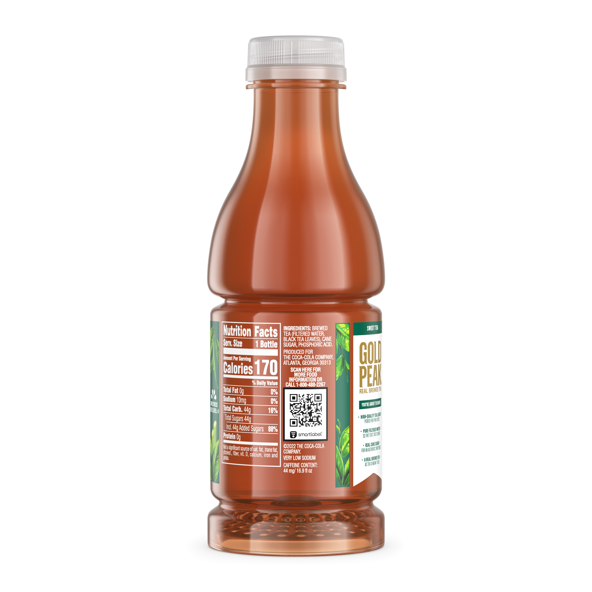 slide 2 of 5, Gold Peak Sweetened Black Tea - 16.9 fl oz, 16.9 fl oz