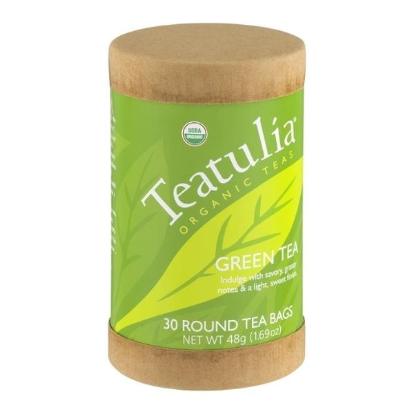 slide 1 of 1, Teatulia 100% Organic Single Garden Green Tea, 30 ct