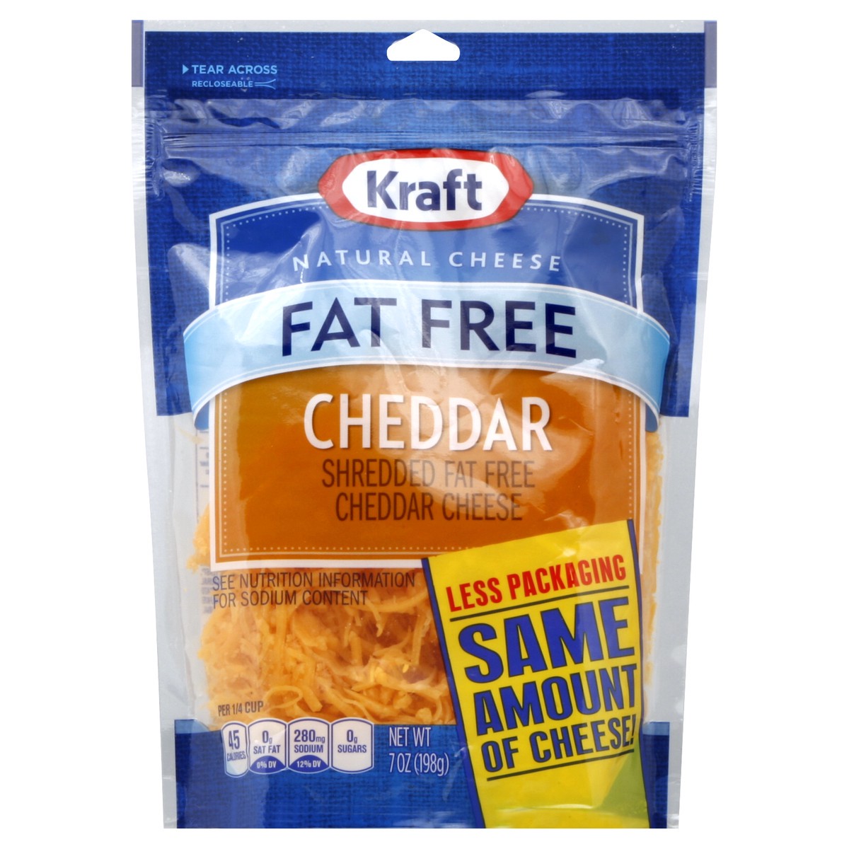 slide 2 of 2, Kraft Shredded Cheese 7 oz, 7 oz