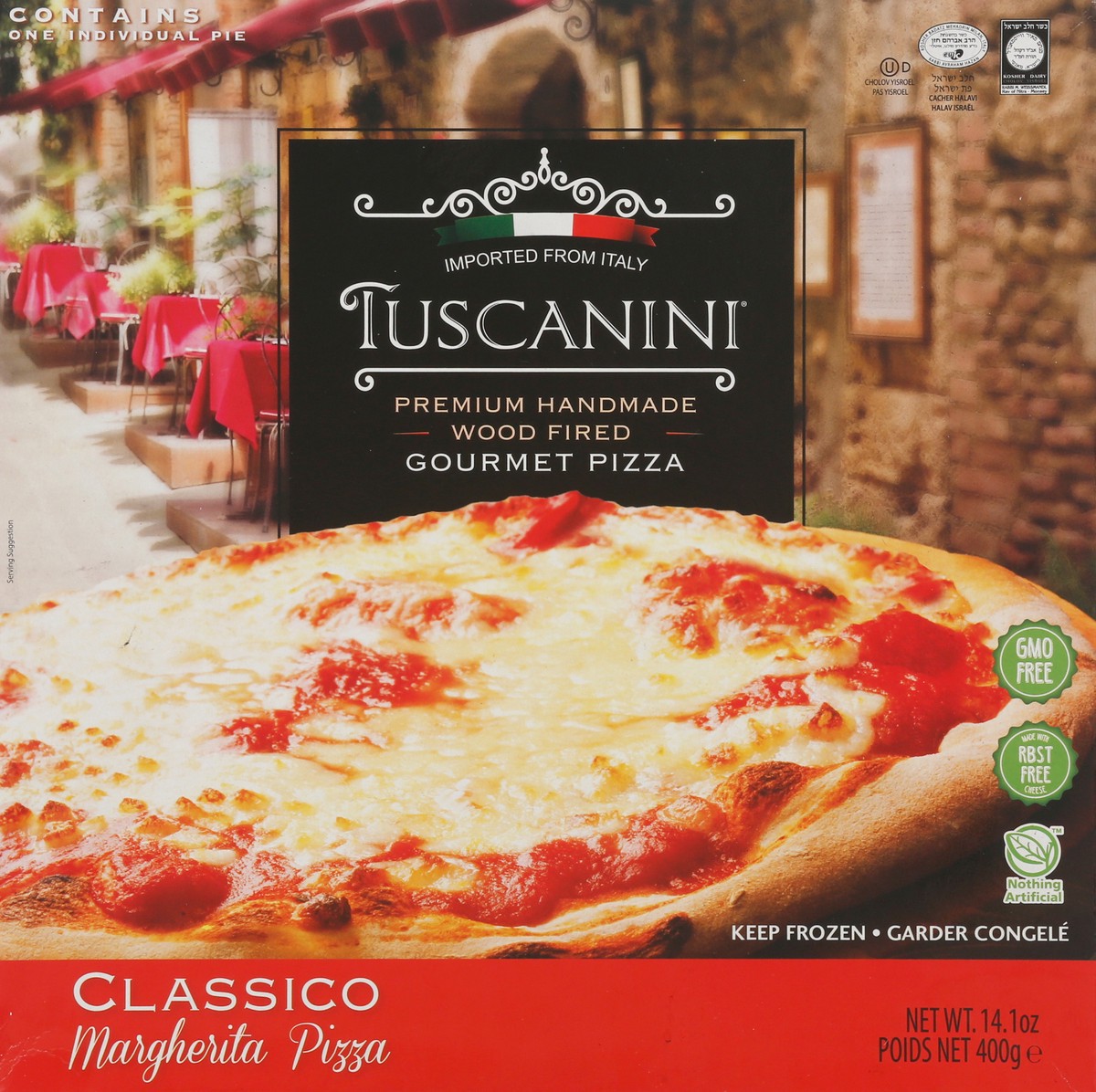 slide 6 of 9, Tuscanini® frozen classico margherita pizza, 14.1 oz