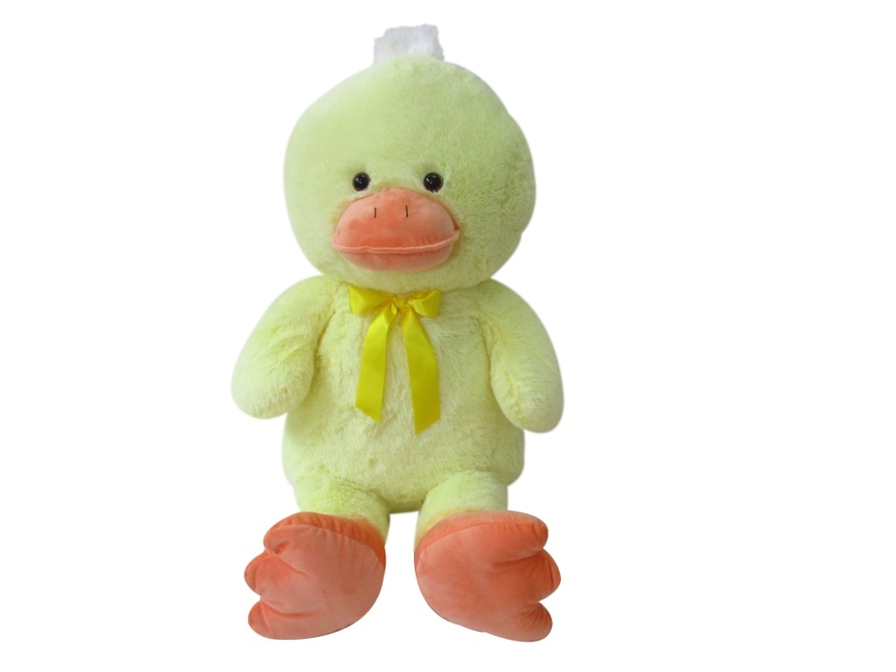 slide 1 of 1, Holiday Home Giant Plush Sitting Chick - Yellow, 1 ct