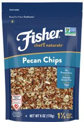 Fisher Chef's Naturals Pecan Chips 6 oz. Bag