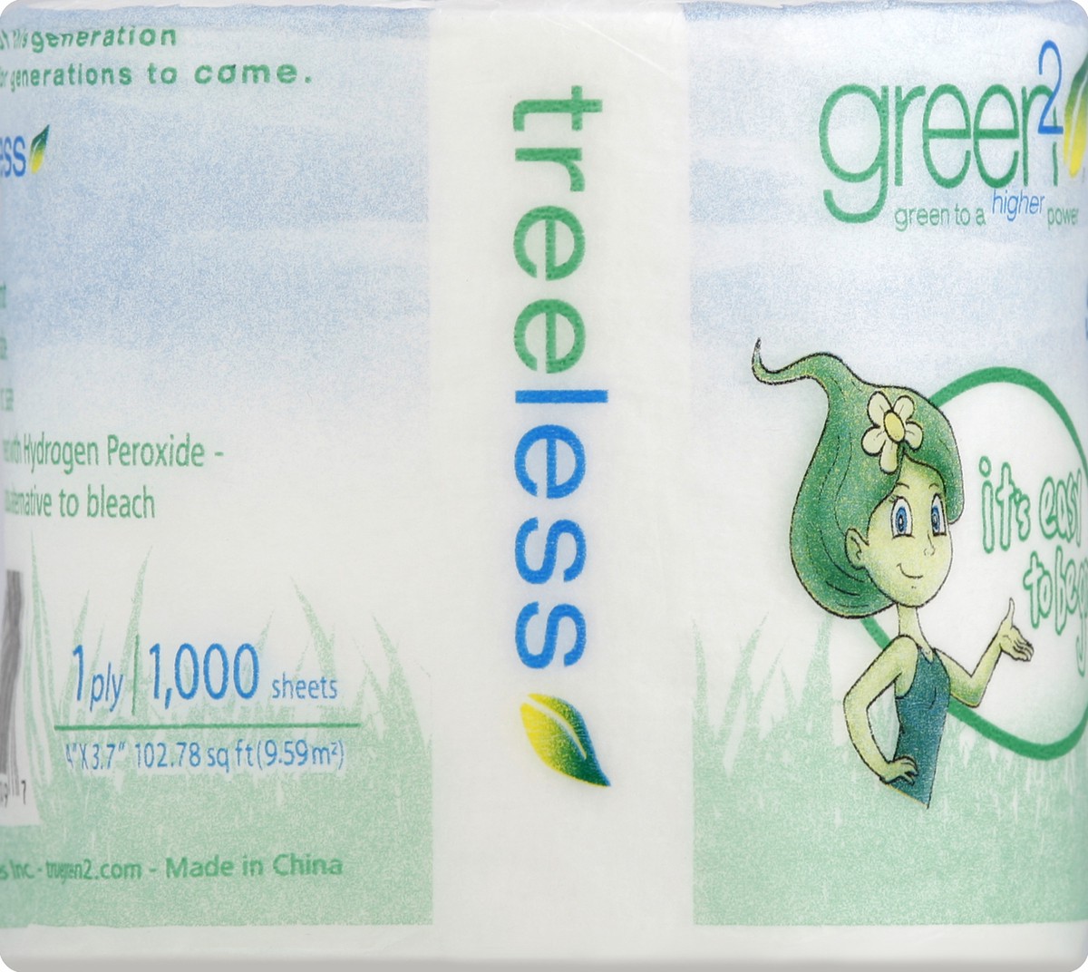 slide 3 of 6, Green2 Bath Tissue, One Ply, 1000 ct