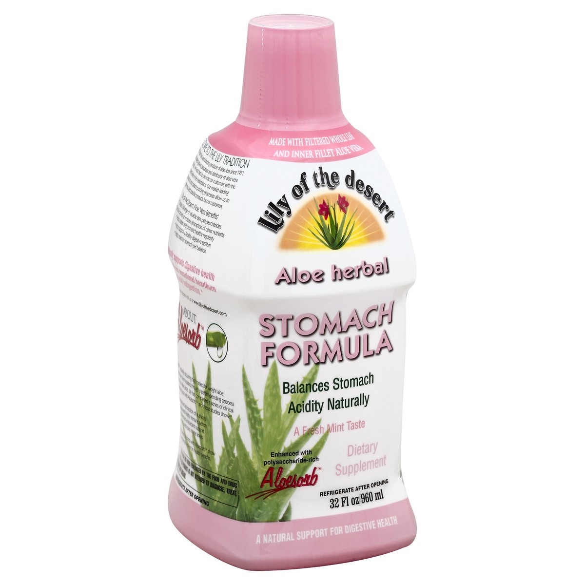slide 2 of 2, Lily of the Desert Stomach Formula 32 oz, 32 oz