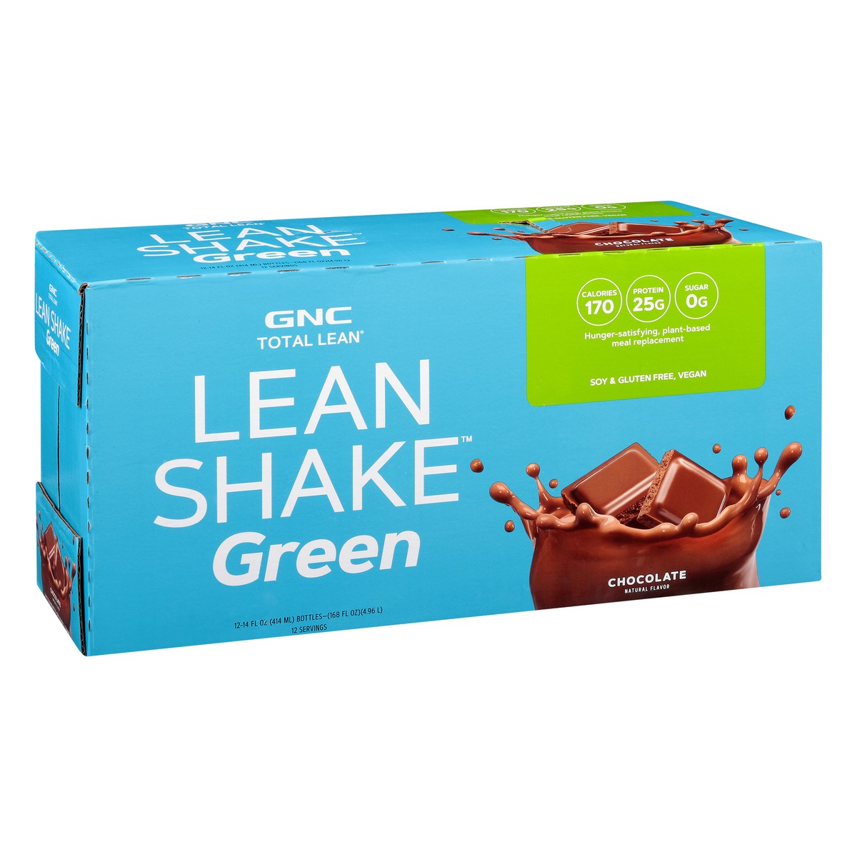 slide 2 of 12, GNC Total Lean Green Chocolate Lean Shake 12 ea, 12 ct