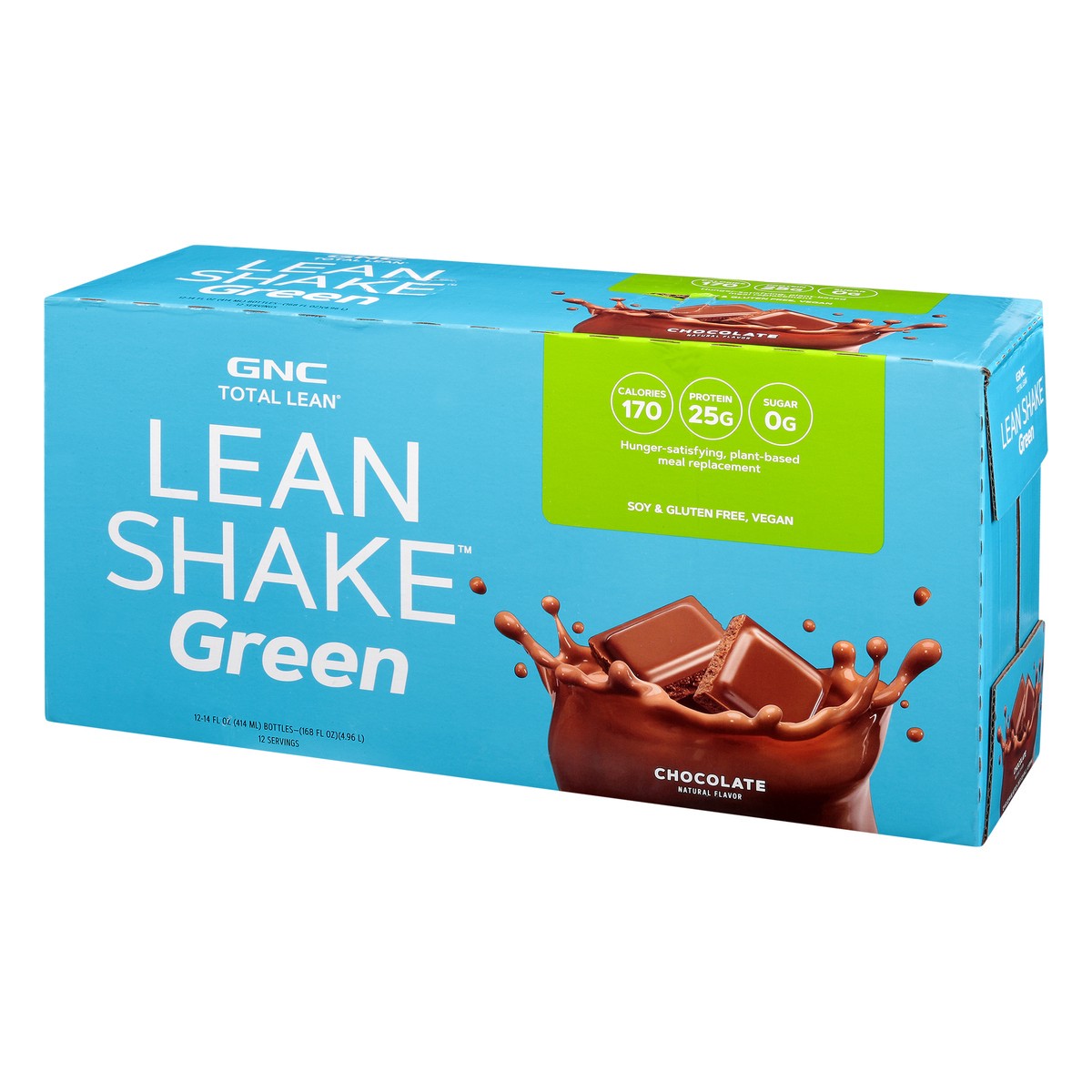 slide 3 of 12, GNC Total Lean Green Chocolate Lean Shake 12 ea, 12 ct