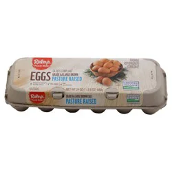 Raley's Eggs, Pasture Raised, Brown, Large 12 Ea