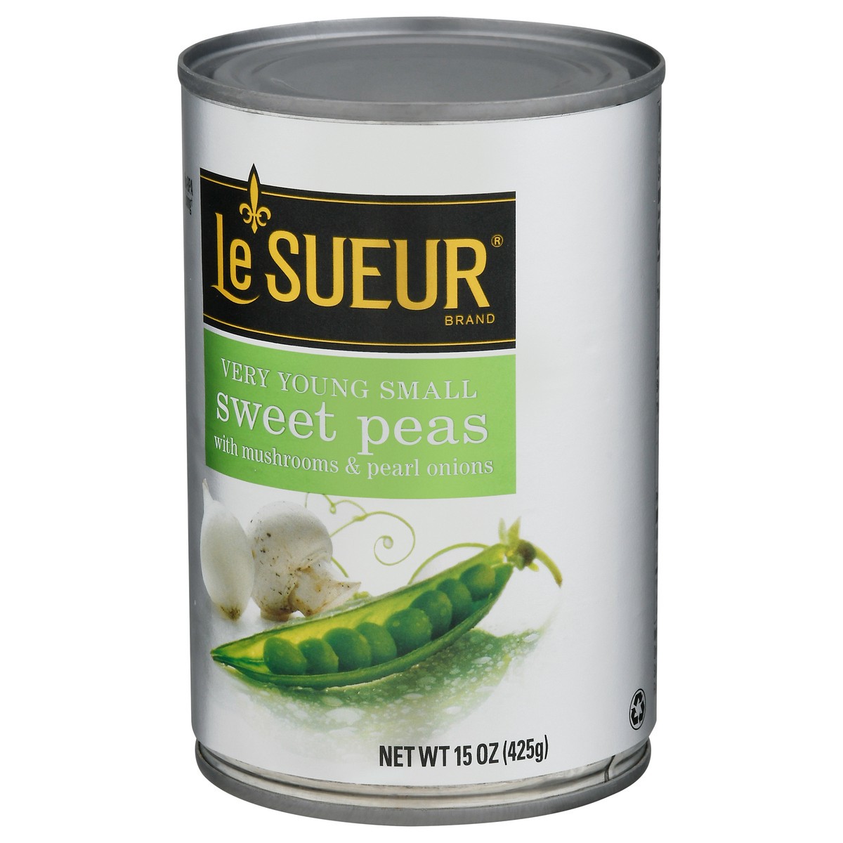 slide 3 of 14, Le Sueur Very Young Sweet Peas with Mushrooms & Pearl Onions Small 15 oz, 15 oz