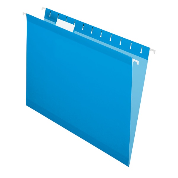 slide 1 of 1, Office Depot Brand Hanging Folders, Letter Size, Blue, Box Of 25, 25 ct