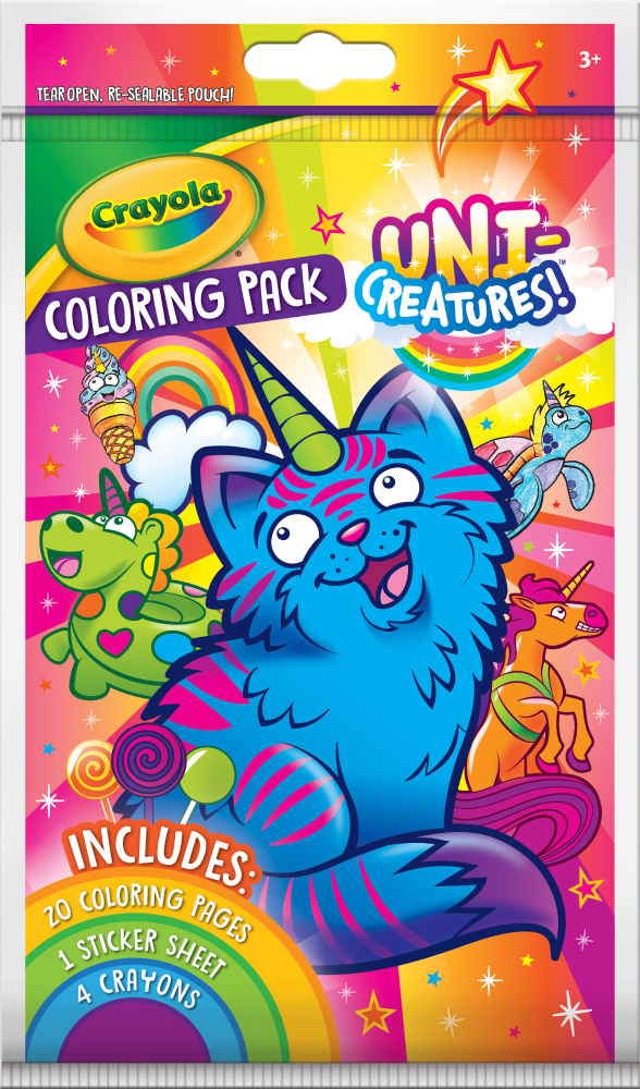 Crayola UniCreatures Coloring Pack 1 ct Shipt