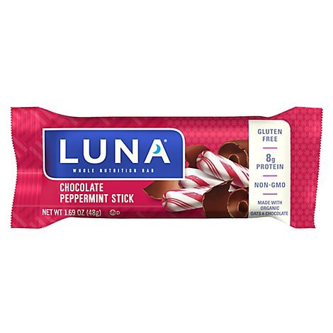 slide 1 of 1, Luna Chocolate Peppermint Stick Whole Nutrition Bar - 1.69 Oz, 1.69 oz