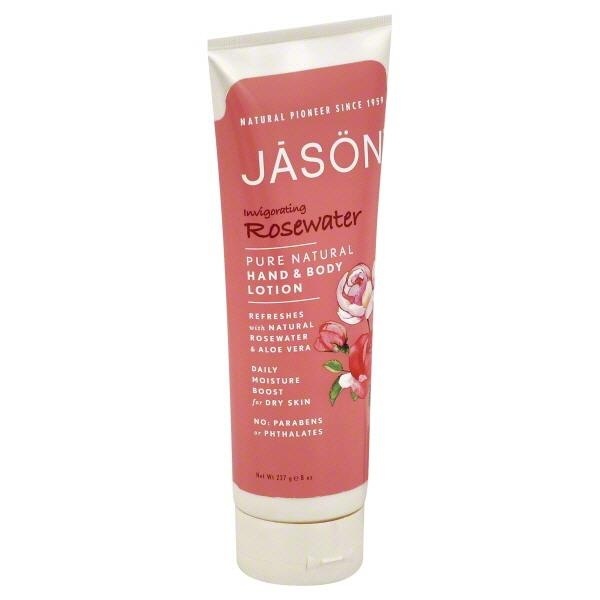 slide 1 of 1, Jason Natural Cosmetics Lotion Hand Body Glycerine Rosewater, 8 oz