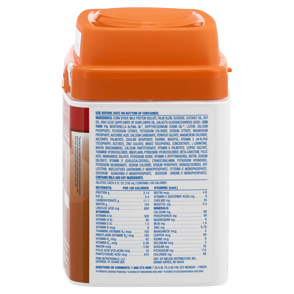 Meijer Meijer, Sensitivity, Baby Milkbased Powder Infant Formula With Iron 33.2 oz Shipt