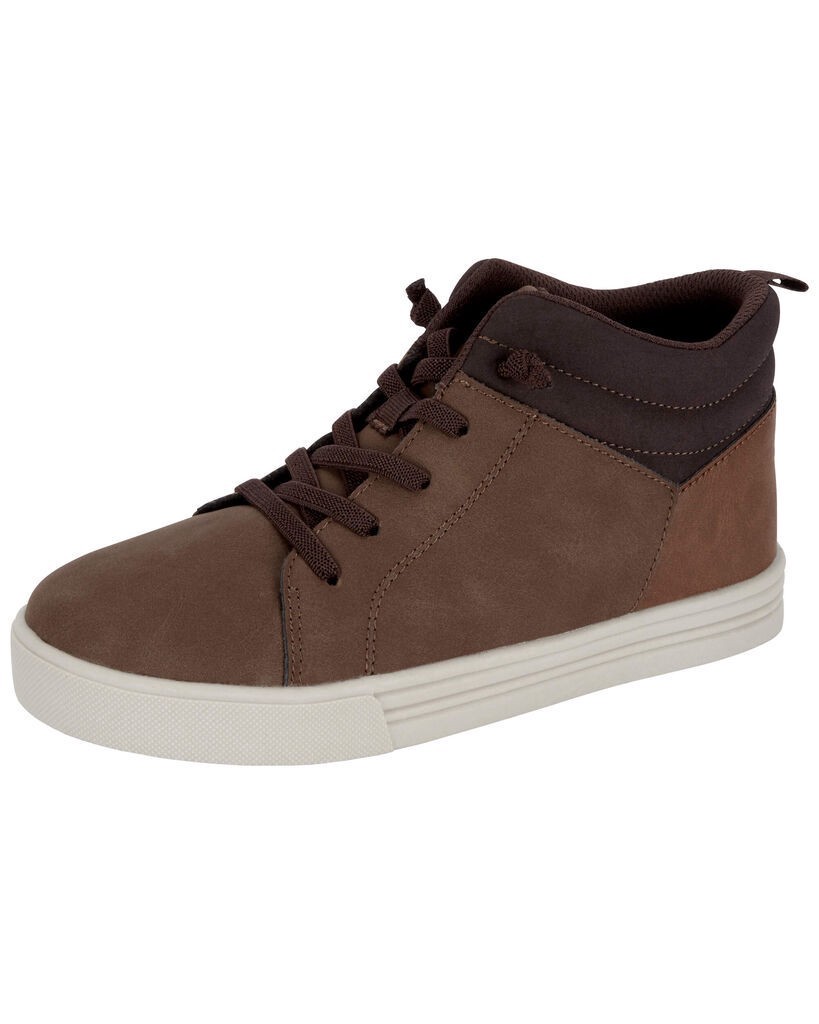 slide 5 of 7, Oshkosh Kid Slip-On Faux Suede Shoes Brown 2Y, 1 ct